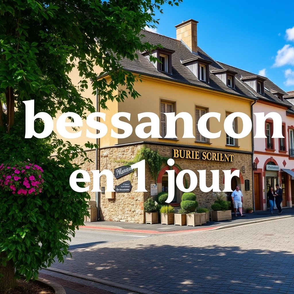 Photo : Visiter Besançon en 1 jour : Guide 2026 pour un séjour optimal